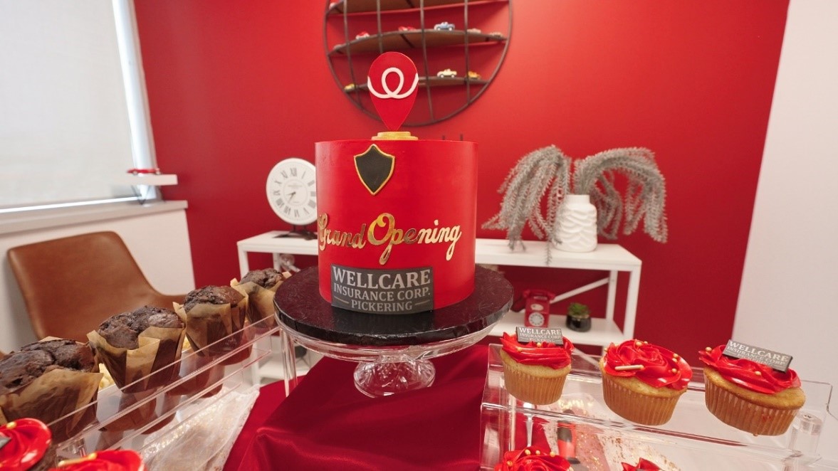 Grand opening celebration cake